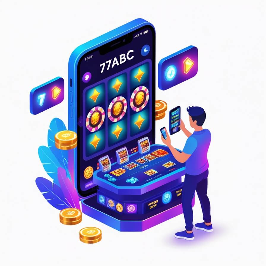 Bangladesh player enjoying 77abc online casino on mobile